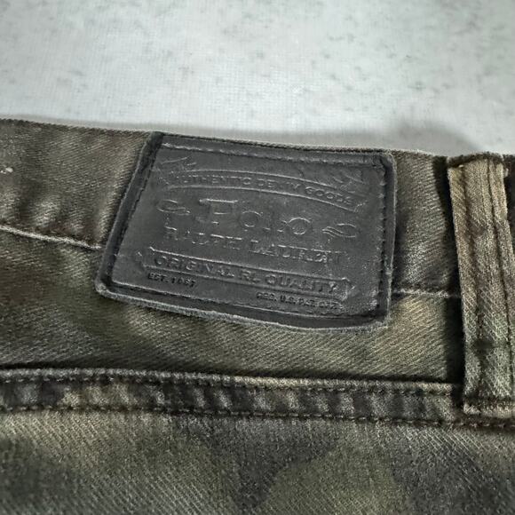 Polo Ralph Lauren Sullivan Slim Camo Denim Jeans - Size: 36x30 - Picture 10 of 11